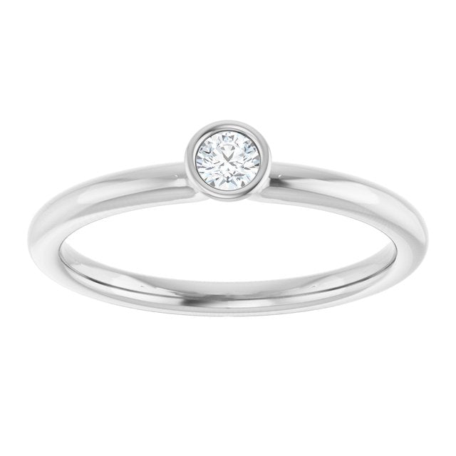 Natural White Sapphire | Round | 3mm