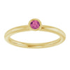 Natural Pink Tourmaline | Round | 3mm
