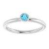 Natural Aquamarine | Round | 3mm