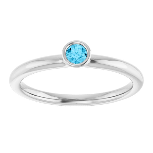 Natural Aquamarine | Round | 3mm