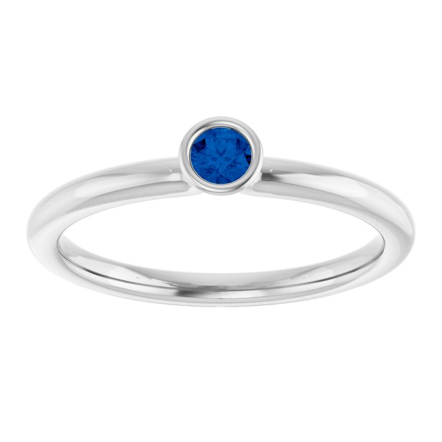 Lab-Grown Blue Sapphire | Round | 3mm