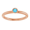Natural Aquamarine | Round | 3mm