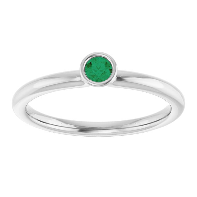 Lab-Grown Emerald | Round | 3mm