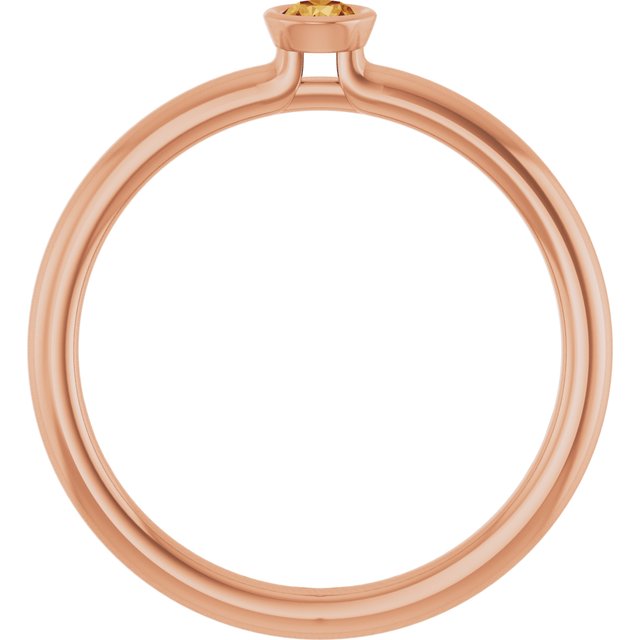 Natural Citrine | Round | 3mm