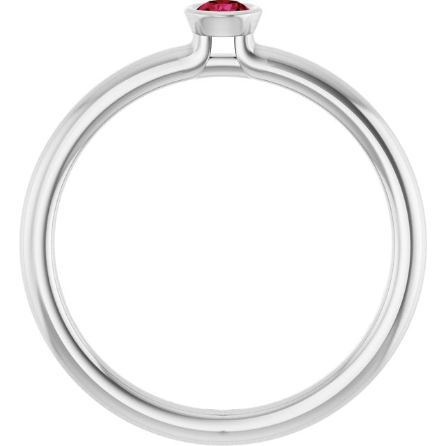 Lab-Grown Ruby | Round | 3mm | Natural Ruby | Round | 3mm