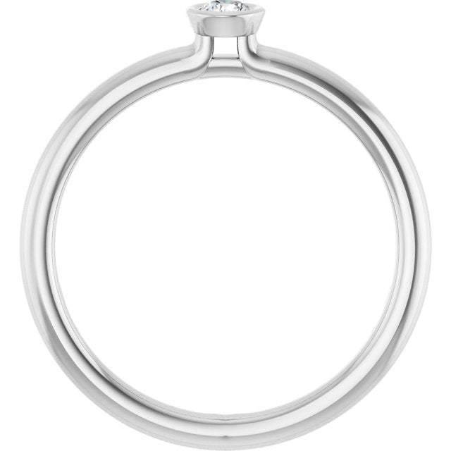 Natural White Sapphire | Round | 3mm