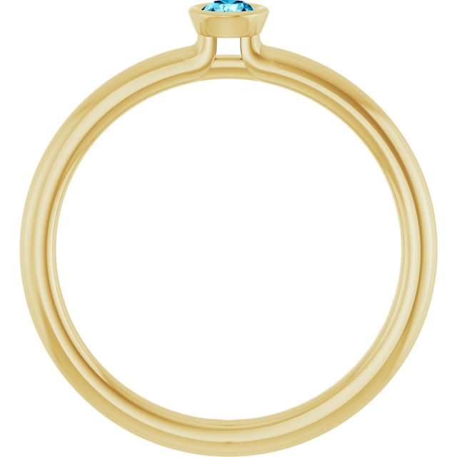 Natural Aquamarine | Round | 3mm