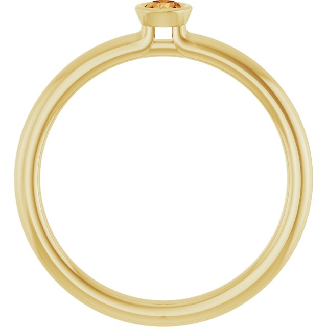 Natural Citrine | Round | 3mm