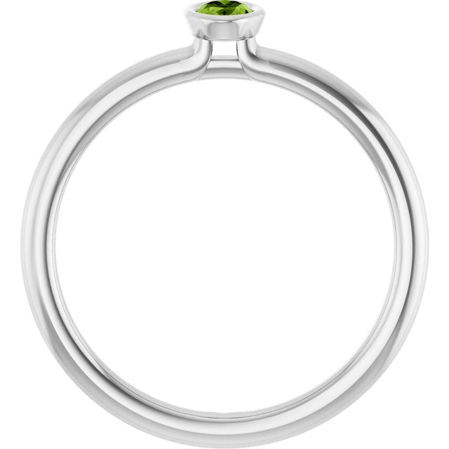 Natural Peridot | Oval | 5 x 3mm