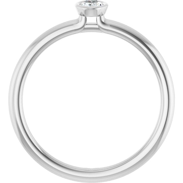 Natural White Sapphire | Oval | 5 x 3mm