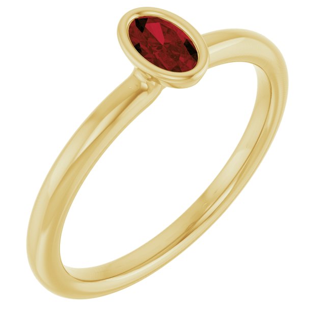 Natural Mozambique Garnet | Oval | 5 x 3mm