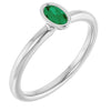 Lab-Grown Emerald | Oval | 5 x 3mm | Natural Emerald | Oval | 5 x 3mm