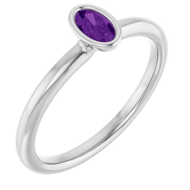 Natural Amethyst | Oval | 5 x 3mm