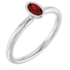 Natural Mozambique Garnet | Oval | 5 x 3mm