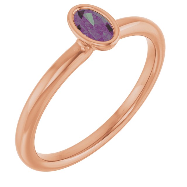 Lab-Grown Alexandrite | Oval | 5 x 3mm