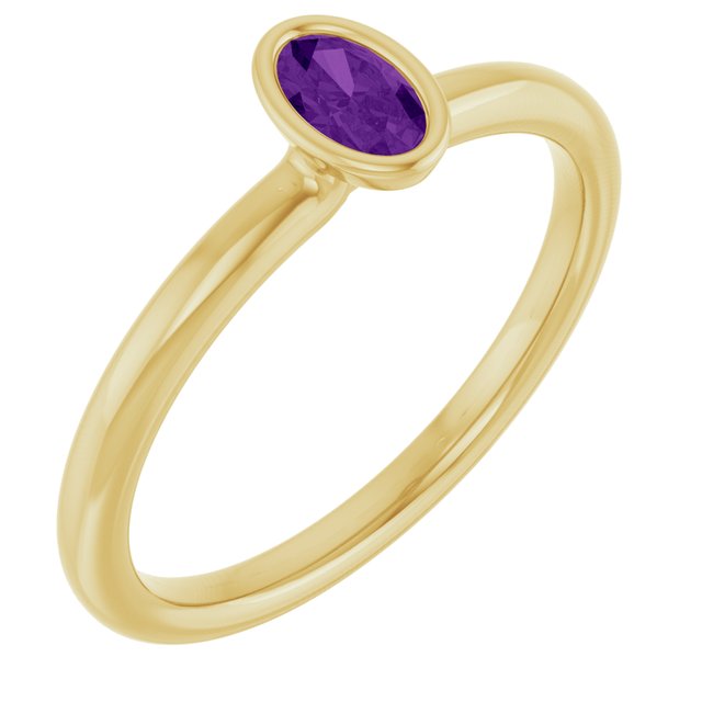 Natural Amethyst | Oval | 5 x 3mm