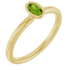 Natural Peridot | Oval | 5 x 3mm