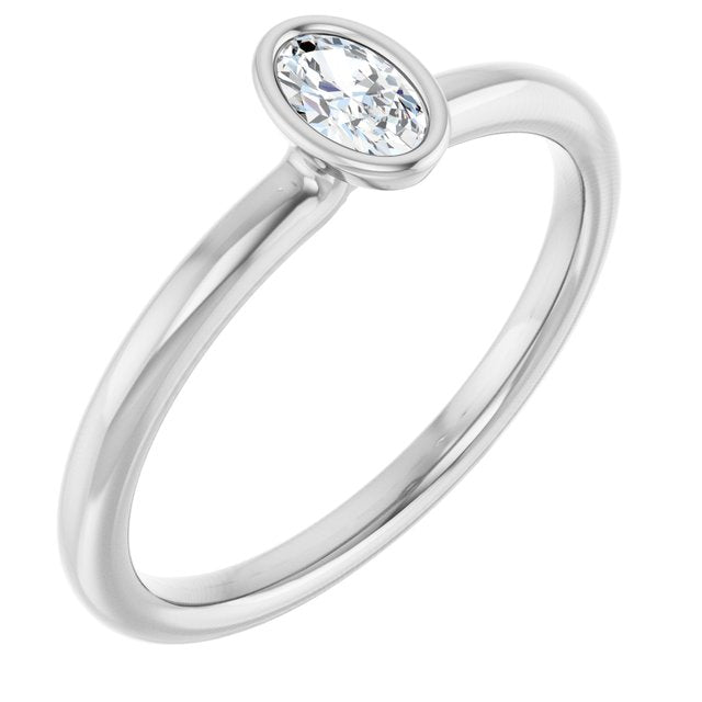 Natural White Sapphire | Oval | 5 x 3mm