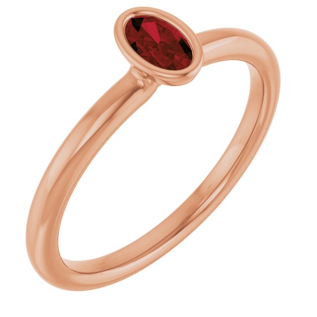 Natural Mozambique Garnet | Oval | 5 x 3mm
