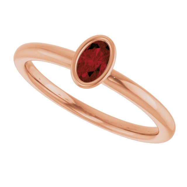 Natural Mozambique Garnet | Oval | 5 x 3mm