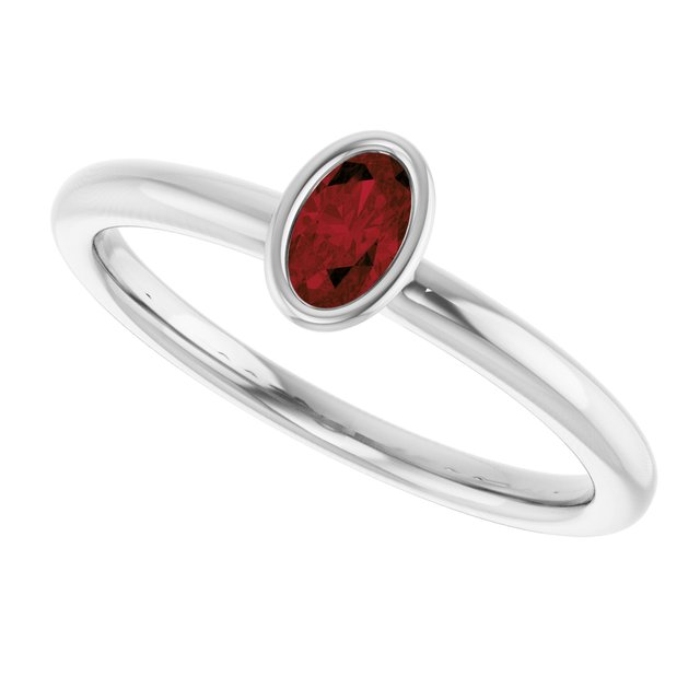 Natural Mozambique Garnet | Oval | 5 x 3mm