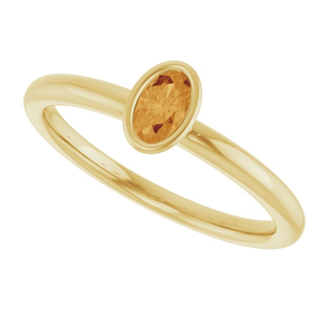 Natural Citrine | Oval | 5 x 3mm