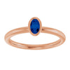 Natural Blue Sapphire | Oval | 5 x 3mm | Lab-Grown Blue Sapphire | Oval | 5 x 3mm