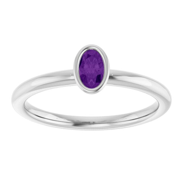 Natural Amethyst | Oval | 5 x 3mm