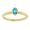 Natural Aquamarine | Oval | 5 x 3mm