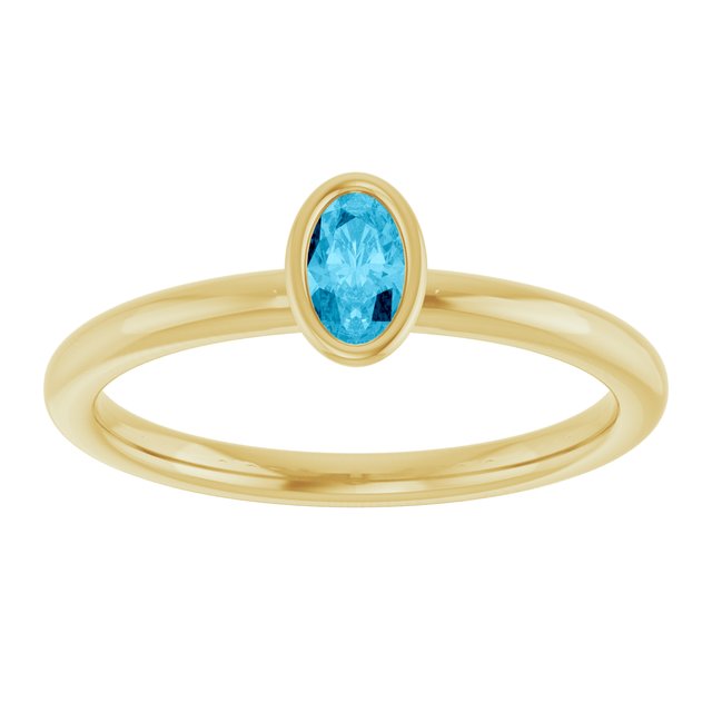 Natural Aquamarine | Oval | 5 x 3mm