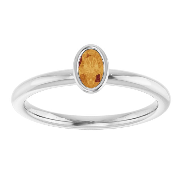 Natural Citrine | Oval | 5 x 3mm