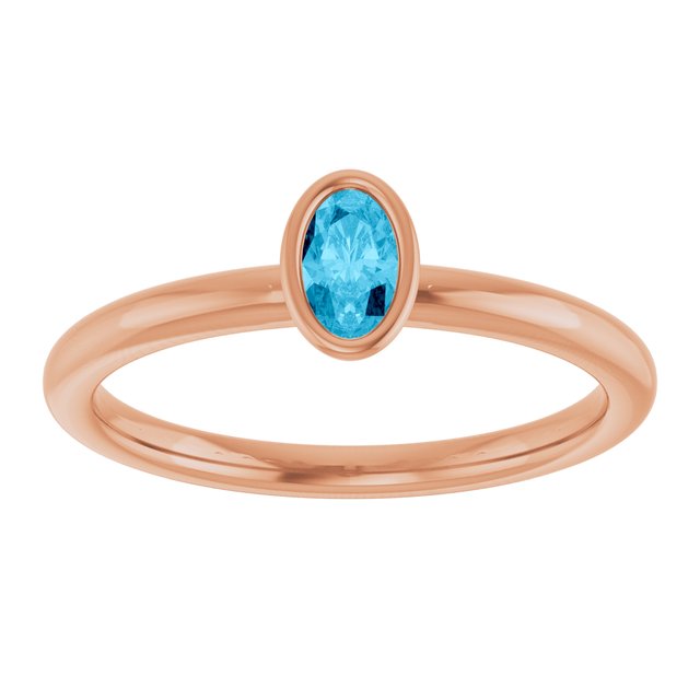 Natural Aquamarine | Oval | 5 x 3mm