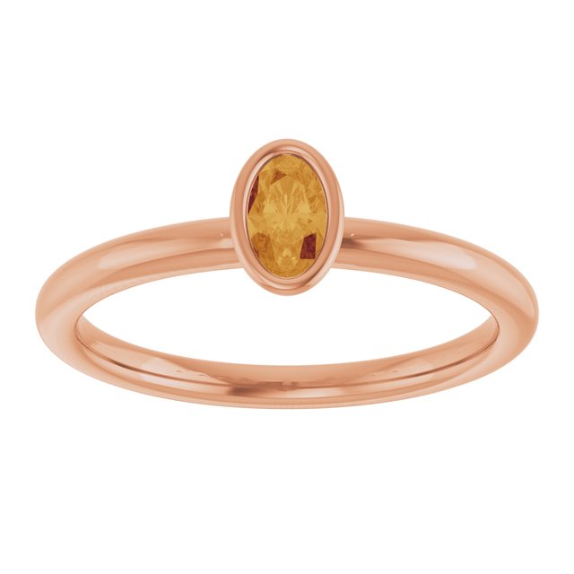 Natural Citrine | Oval | 5 x 3mm