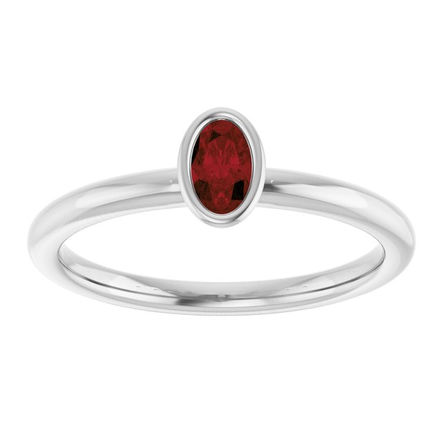Natural Mozambique Garnet | Oval | 5 x 3mm