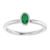 Lab-Grown Emerald | Oval | 5 x 3mm | Natural Emerald | Oval | 5 x 3mm