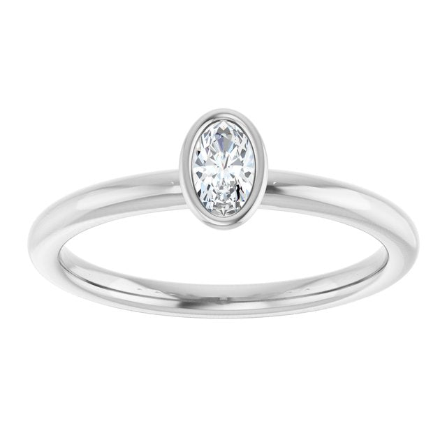 Natural White Sapphire | Oval | 5 x 3mm