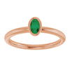 Natural Emerald | Oval | 5 x 3mm | Lab-Grown Emerald | Oval | 5 x 3mm