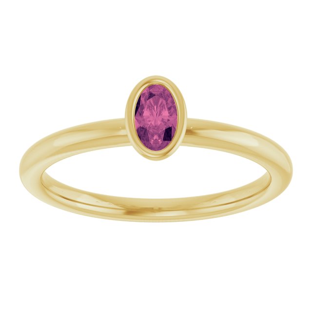 Natural Pink Tourmaline | Oval | 5 x 3mm