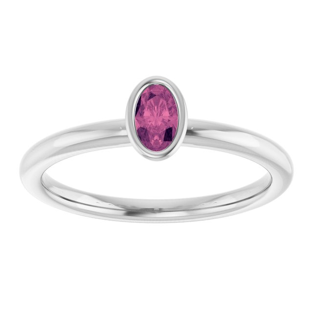 Natural Pink Tourmaline | Oval | 5 x 3mm