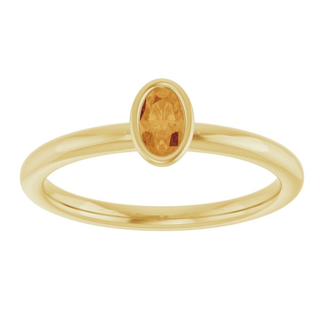 Natural Citrine | Oval | 5 x 3mm