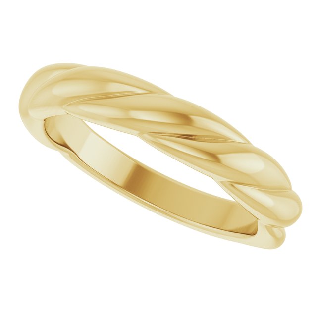 58065 / Ring / 14K Yellow / Polished / Twisted Rope Ring