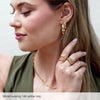 52079 / Ring / 14K White / Polished / Negative Space Ring