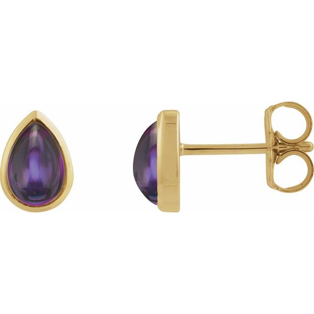 Natural Amethyst | Pear | 8 x 5mm | Natural Amethyst | Pear | 7 x 5mm