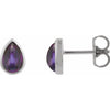 Natural Amethyst | Pear | 8 x 5mm | Natural Amethyst | Pear | 7 x 5mm