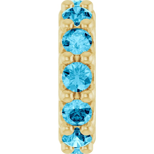 Natural Aquamarine | Round | 2mm
