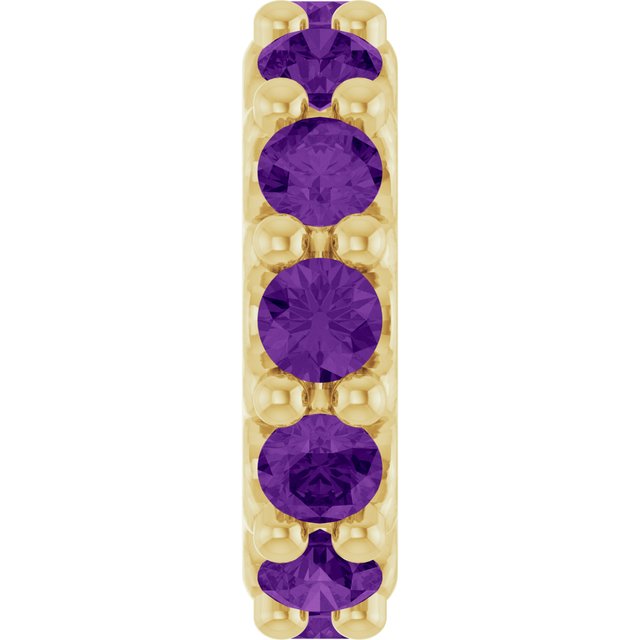 Natural Amethyst | Round | 2mm