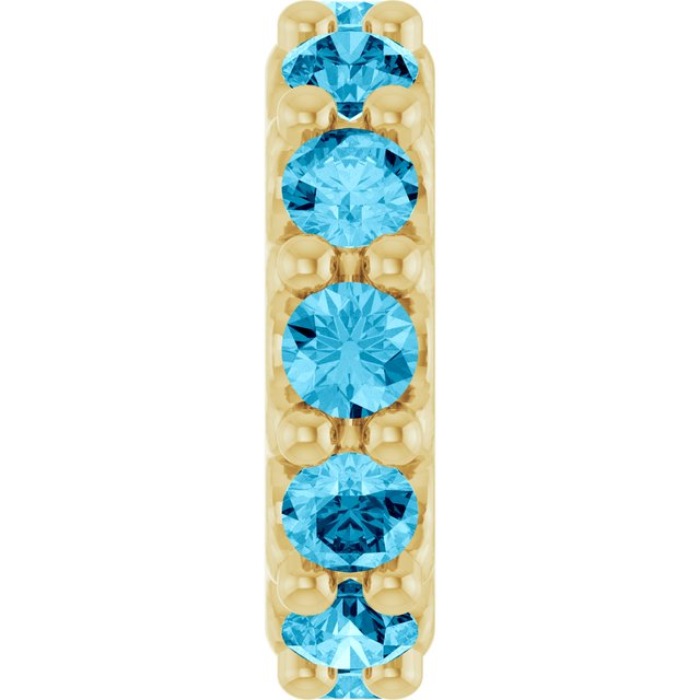 Natural Aquamarine | Round | 2mm