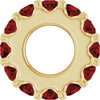 Natural Mozambique Garnet | Round | 2mm