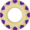 Natural Amethyst | Round | 2mm