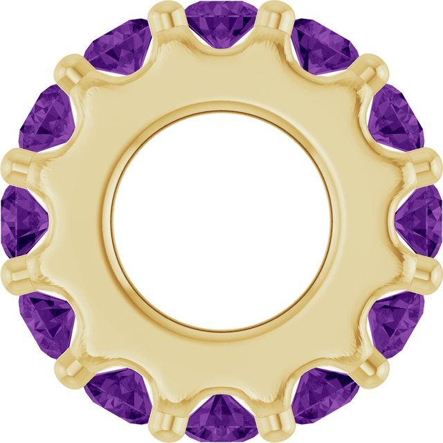 Natural Amethyst | Round | 2mm